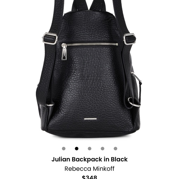 Rebecca Minkoff Julian Backpack in Black - Picture 4 of 12